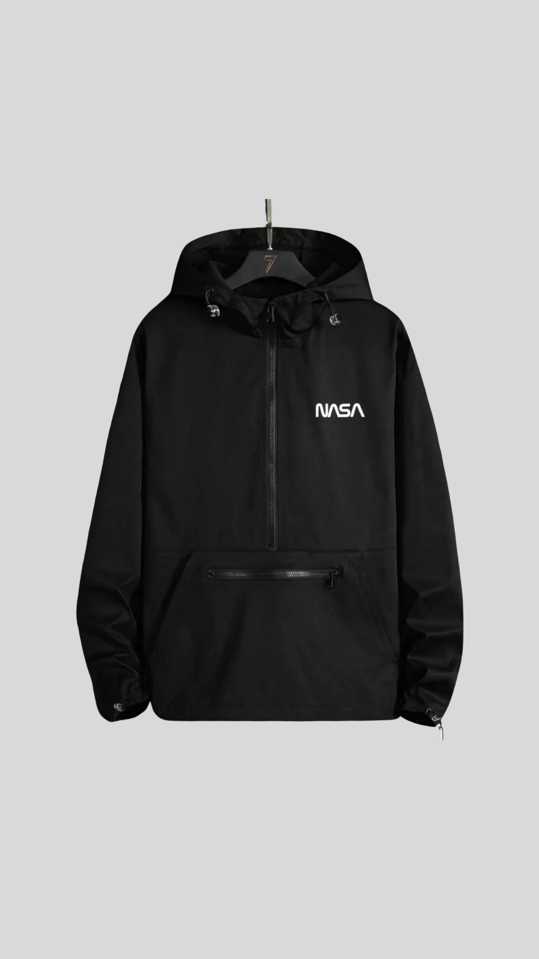 Anorak à Capuche NASA – Style Techwear Urbain